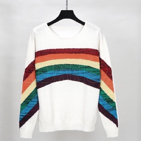 Rainbow Sweater Top - Picture 3 of 8